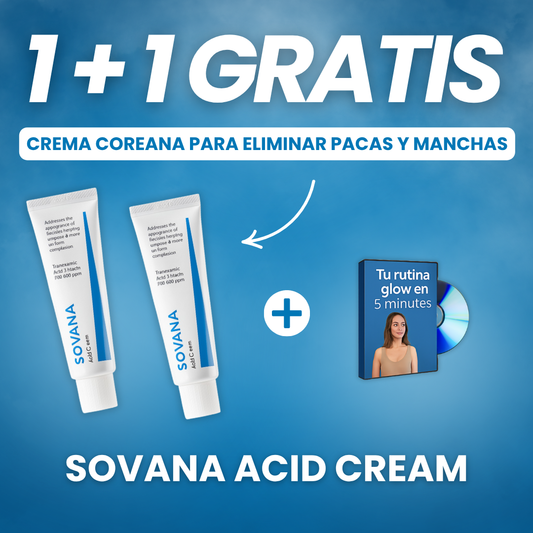 Sovana Acid Cream - Crema coreana para eliminar pacas y manchas