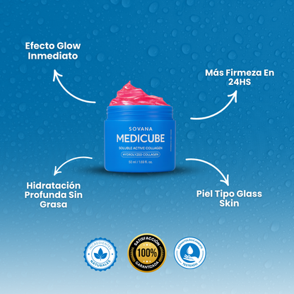 Sovana Medicube - Crema de colágeno para un aspecto brillante y firme las 24 horas