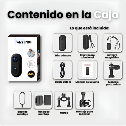 SkyPro - Cámara invisible 4k