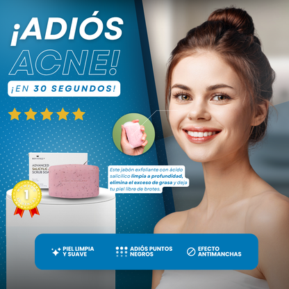 Sovana Revitalex - Jabón exfoliante con ácido salicílico anti-acné