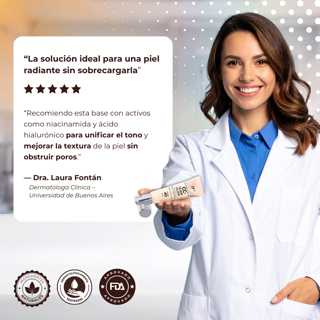 Base GlowFusion™ - Piel luminosa, protegida y unificada en un solo paso
