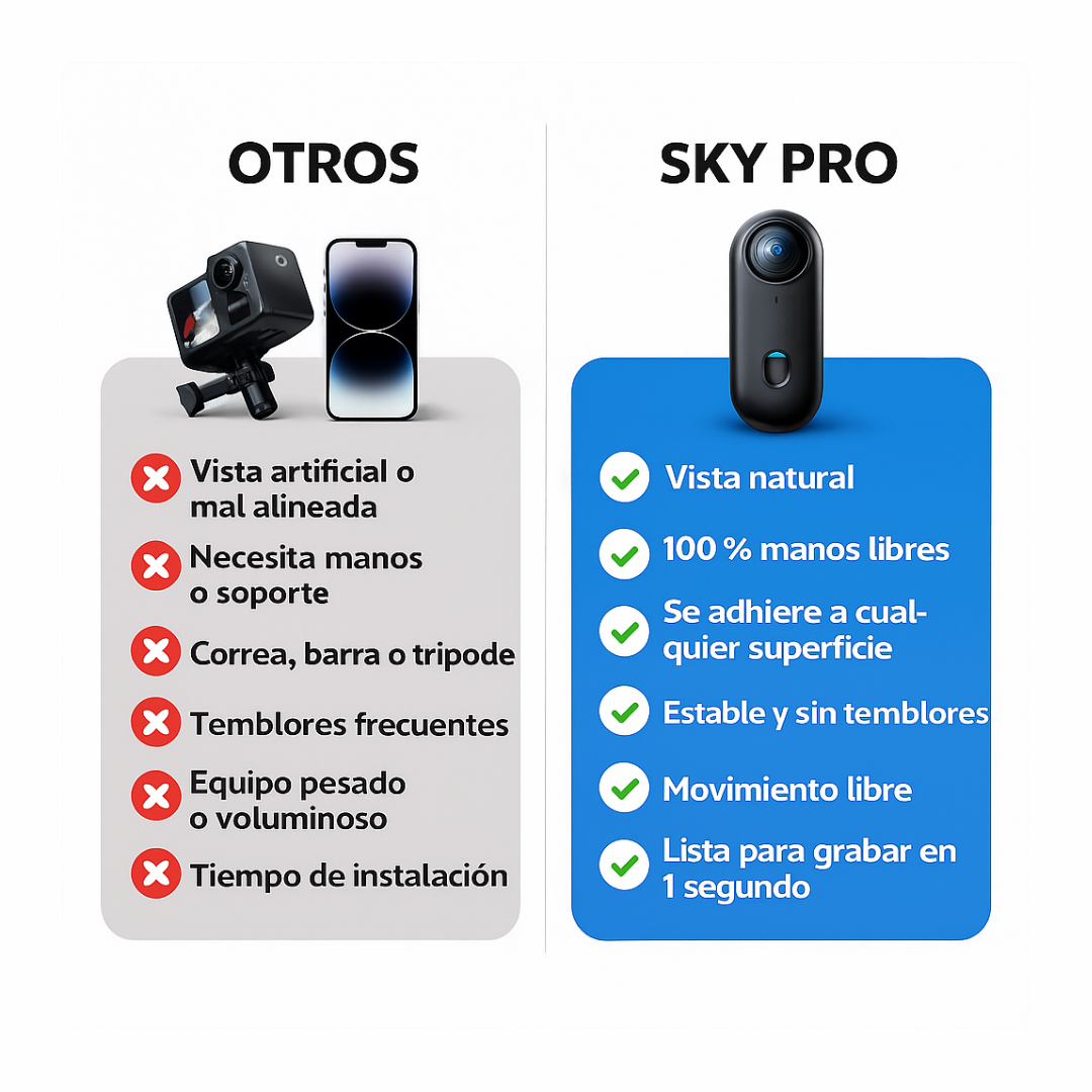 SkyPro - Cámara invisible 4k