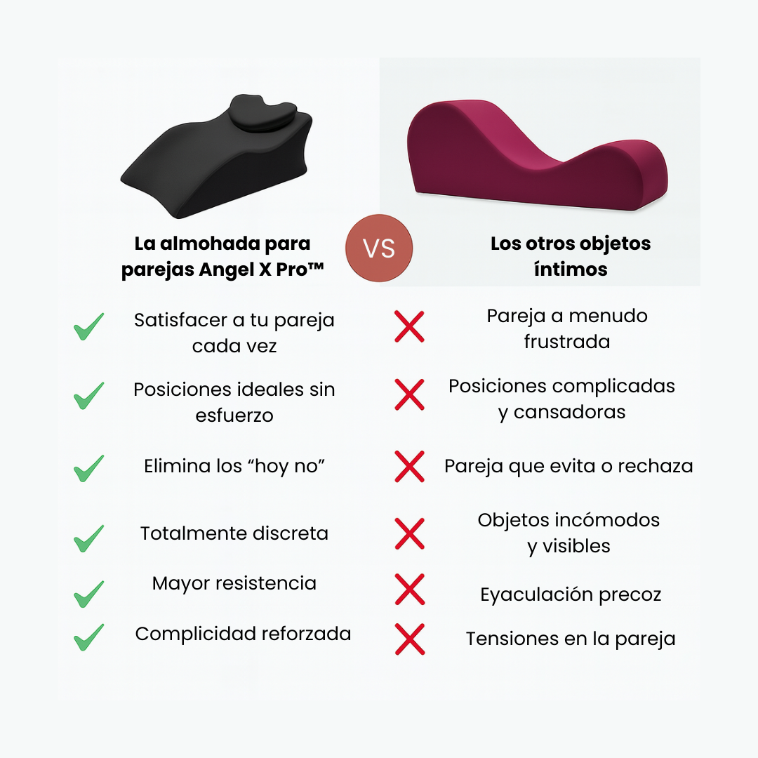 Angel X Pro - Almohada íntima para una plena satisfacción duradera
