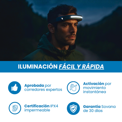 Sovana AdventureLight - Lámpara frontal LED 230º
