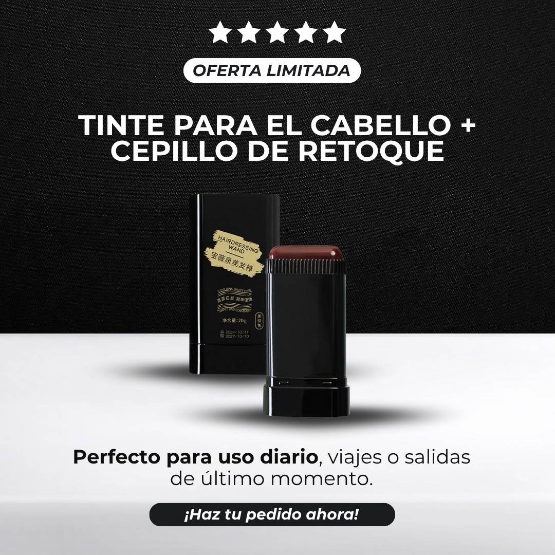 Bosuyo - Cepillo oscurecedor para que te despidas de tus canas en 1 minuto