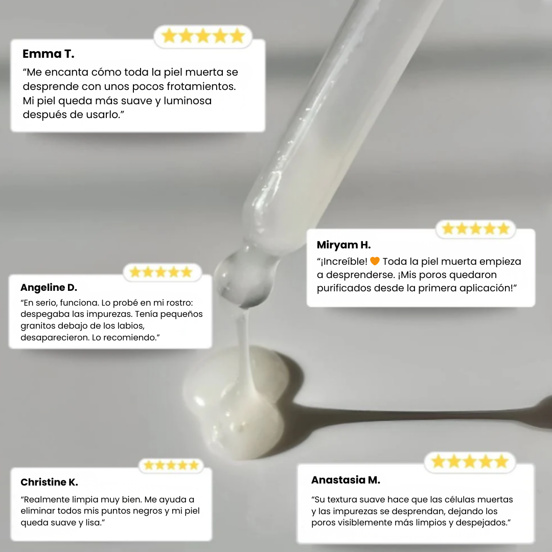 Erysse - Exfoliante coreano para una piel nueva en 3 minutos