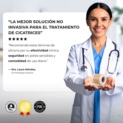 ScarTape - Tiras de silicona para hacer tus verrugas invisibles en segundos