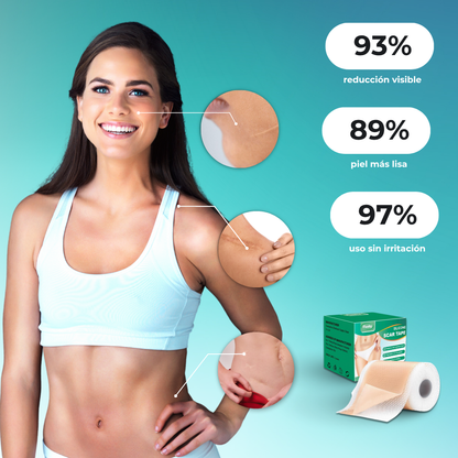 ScarTape - Tiras de silicona para hacer tus verrugas invisibles en segundos