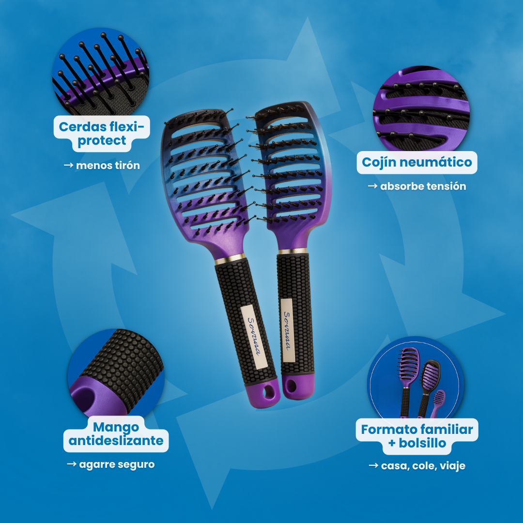 Sovana  Popbrush - El peine preferido de los padres...y los niños