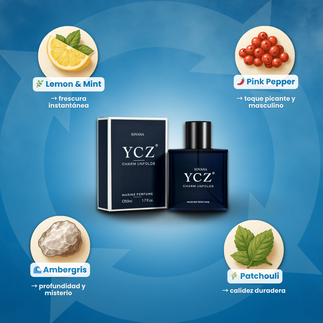 Sovana YCZ - Fragancia marina y cautivadora para hombres