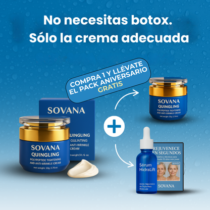 1+1 GRATIS | Sovana Quingling - Crema Facial Coreana con Acción Reafirmante
